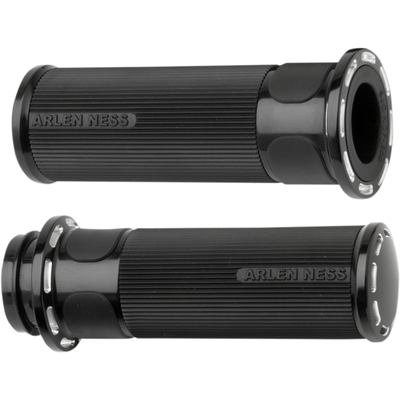 Fusion Slot Track Grips - Black Anodized - 24 FLHTK/FLTRK/FLHRXS