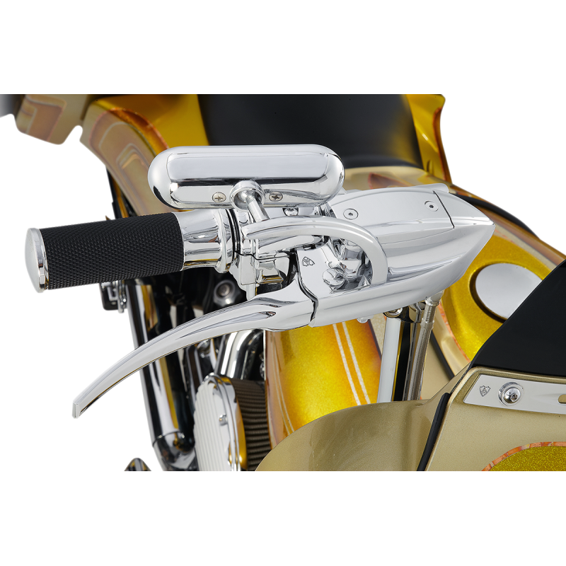 Fusion Smooth Grips - Chrome - 24 FLHTK/FLTRK/FLHRXS