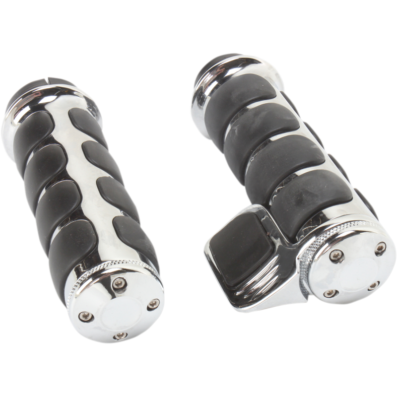 ISO-Grip - Chrome w/ contoured ISO-Throttle Boss