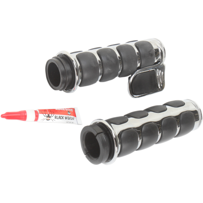 ISO-Grip - Chrome w/ contoured ISO-Throttle Boss