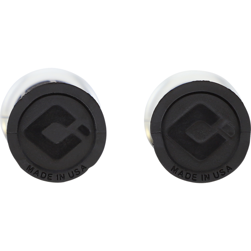 ODI Hart-Luck V-Twin Lock-On Grips - Black/Silver