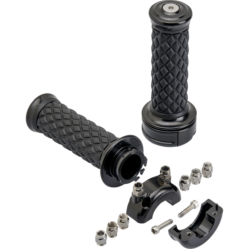 Alumicore Grip Set Custom Dual-Cable Black