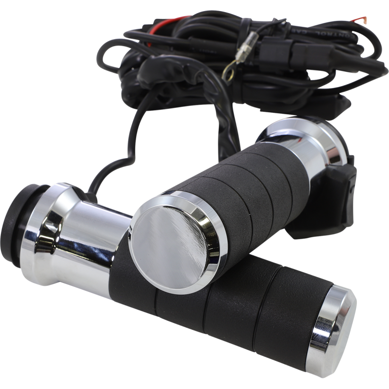 Titan-X Heated Grips TBW Chrome