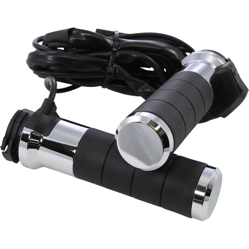 Titan-X Heated Grips Cable Chrome