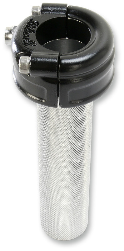 Biltwell Whiskey Throttle Assembly - Single Cable, Black