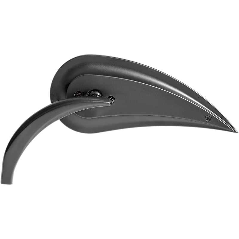 Rad III Mirror W/ Die-Cast Stems - Left, Black