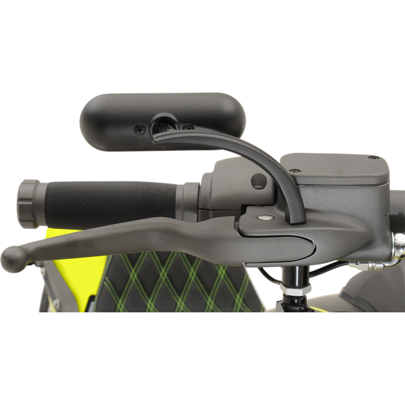 Arlen Ness Micro Mirrors - Mini Oval, Right - Black