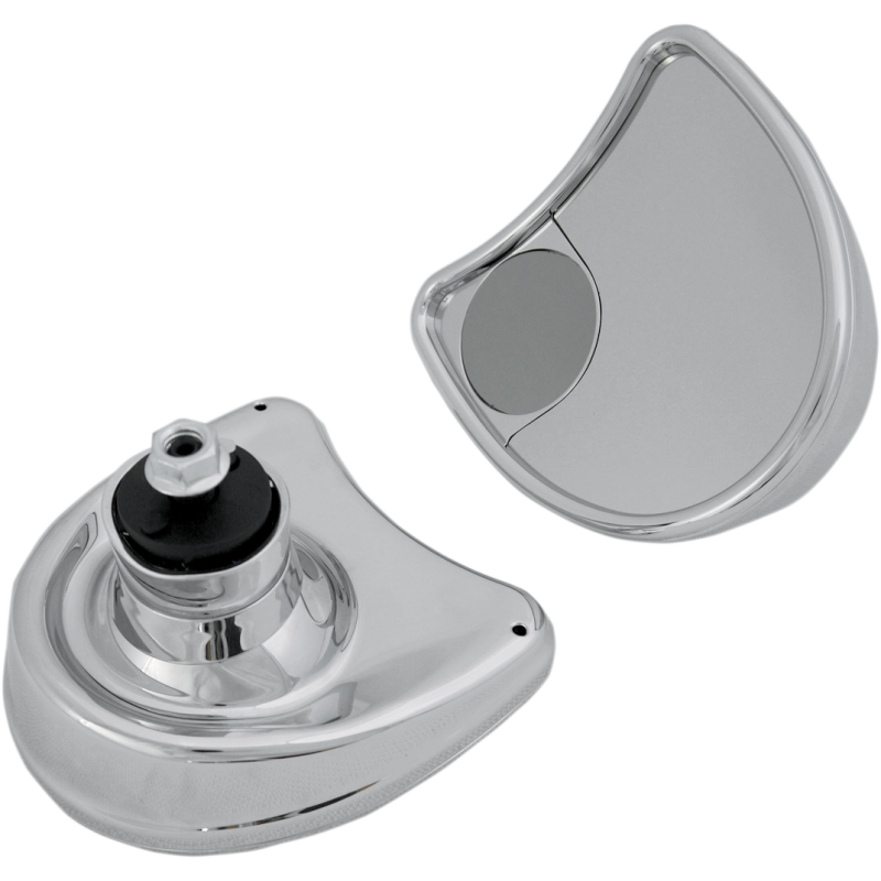 Drag Specialties Fairing Mount Mirrors - W/ Blind Spot Mirror
