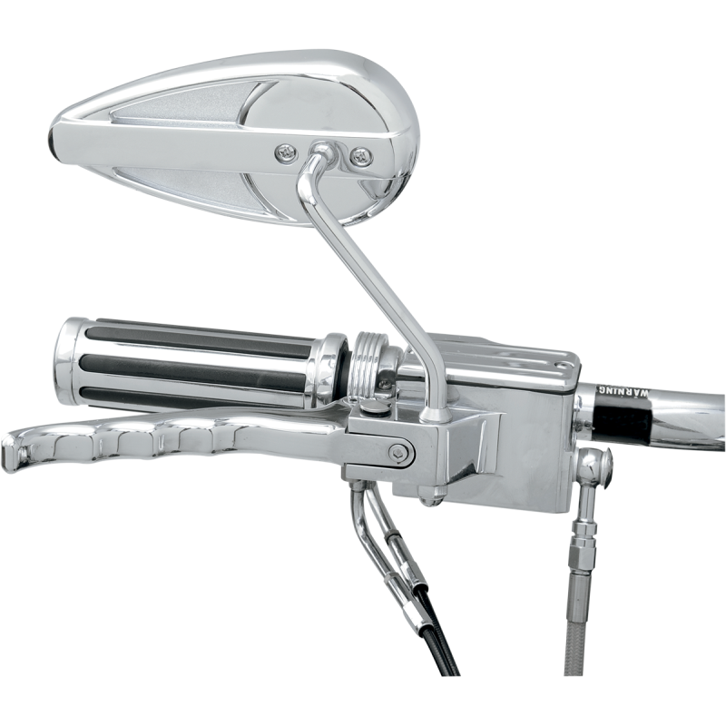 Drag Specialties Die-Cast Teardrop Mirrors