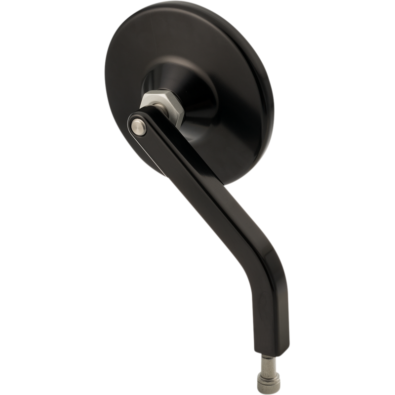 No. 7 Round Mirror, OE, Black, Right