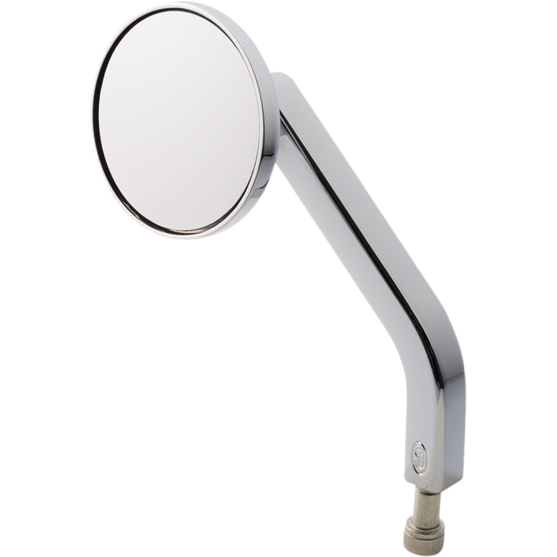 No. 2 Round Mirror, OE, Chrome, Left