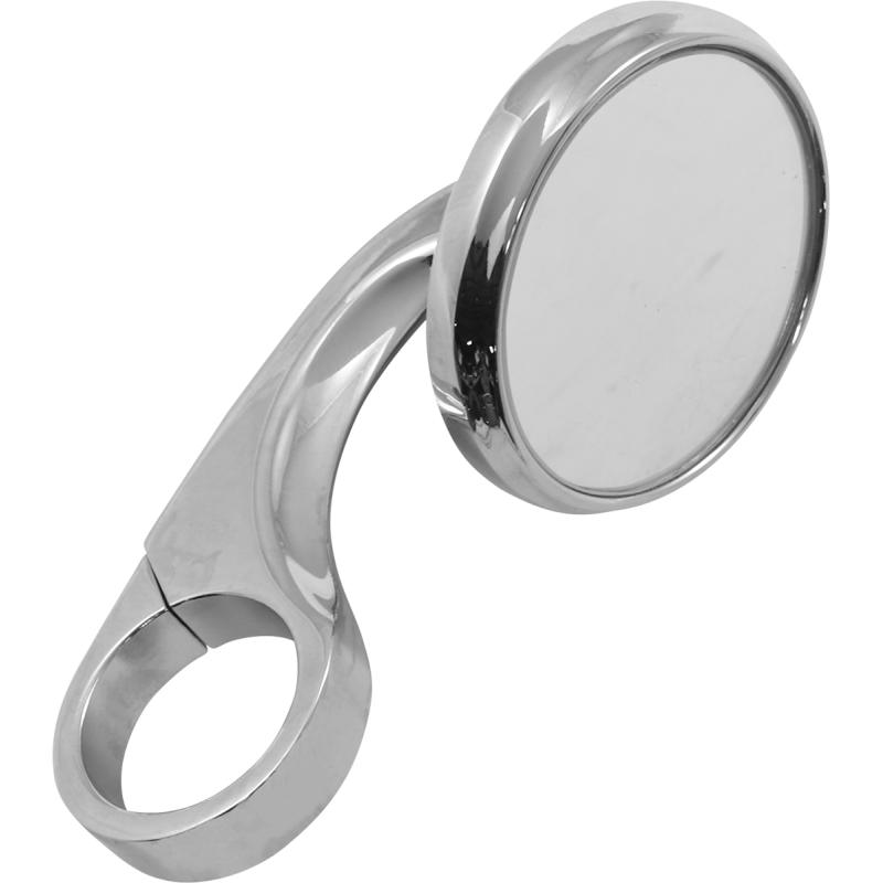 Clamp-On Shooter Mirror - Chrome (1 1/4" Handlebars)