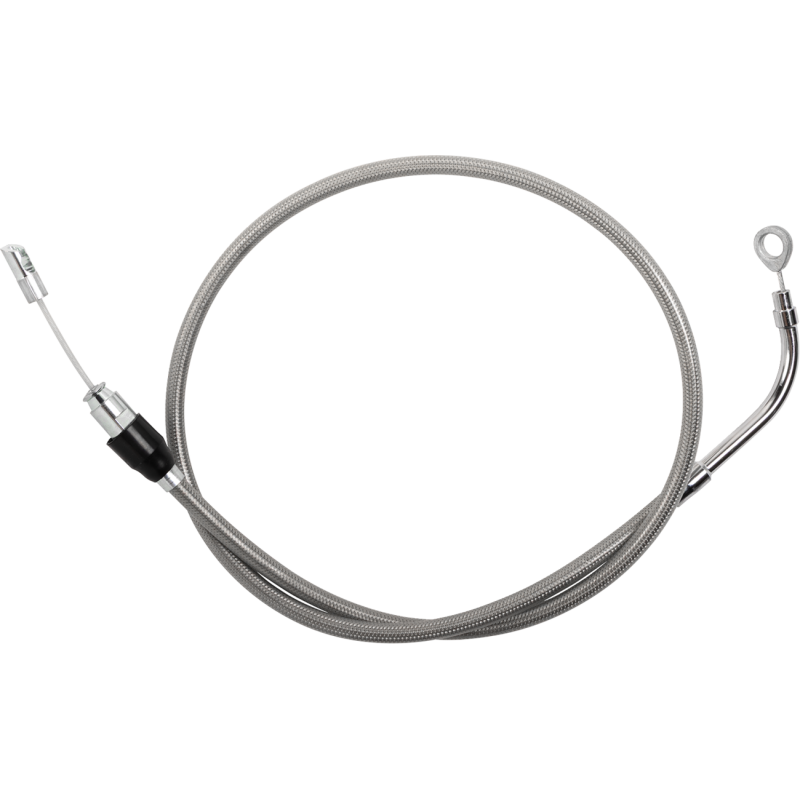 Stainless Steel Braided Upper Clutch Cable - 39"