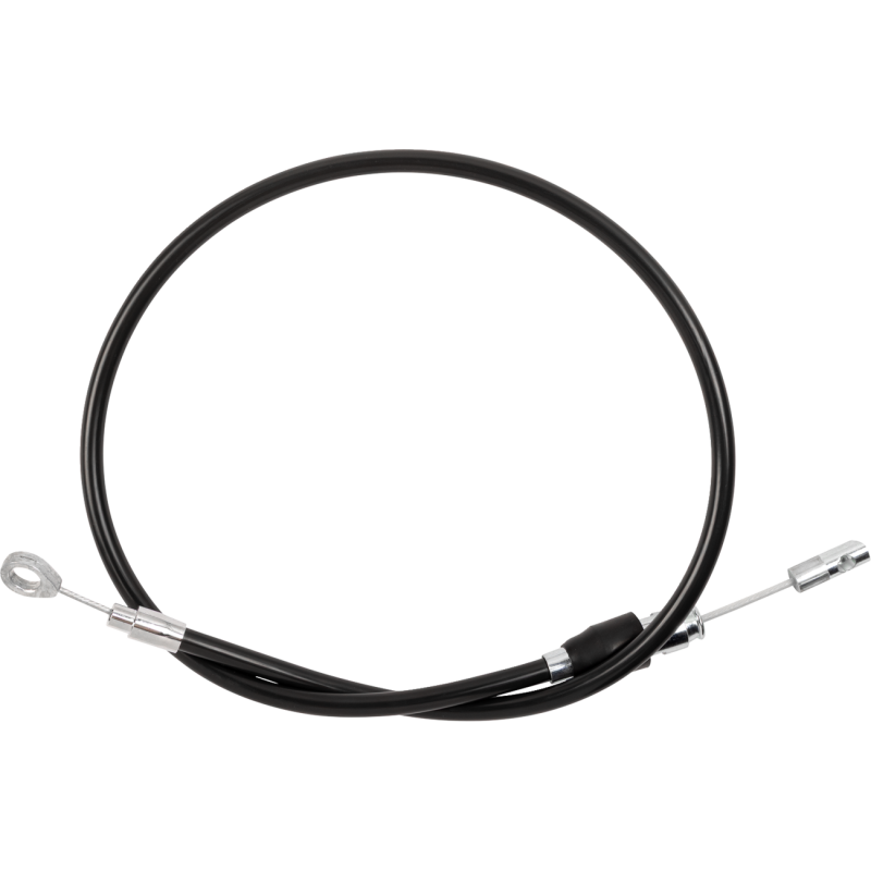 Black/Chrome Upper Clutch Cable - 34"