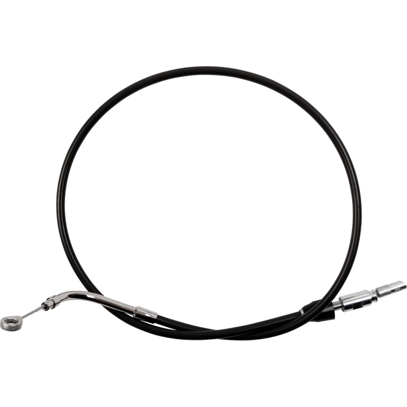 Black/Chrome Upper Clutch Cable (Bent Tube) - 41"