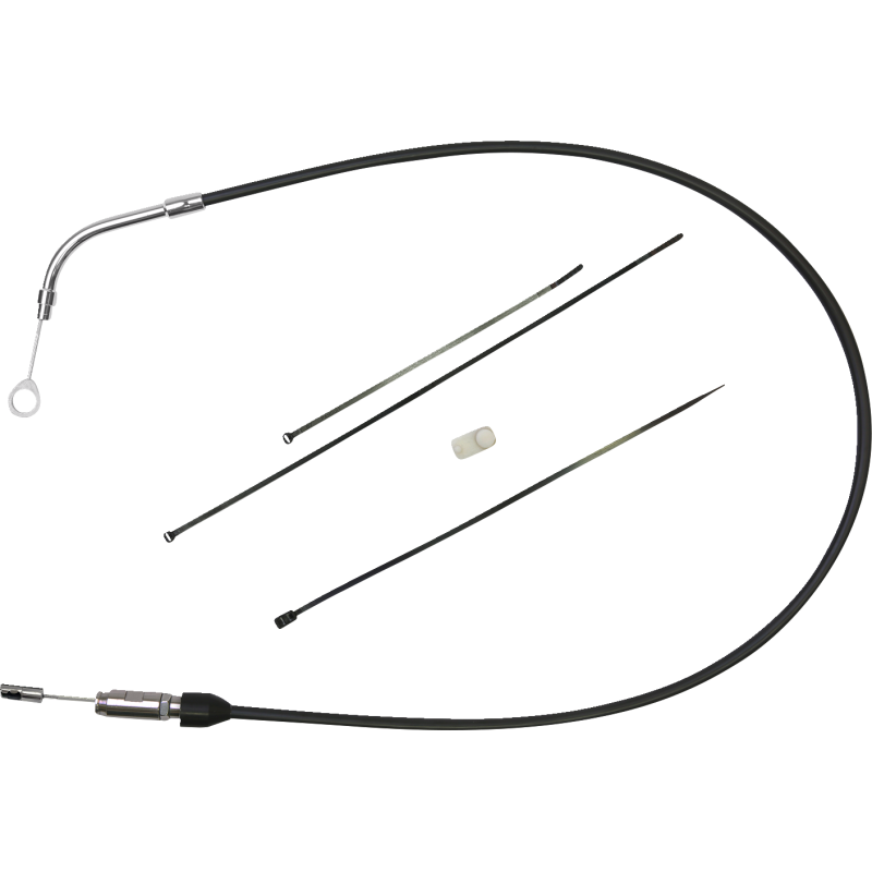 Quick Connect Upper Clutch Cable, Stainless, 43" (Bent Tube)
