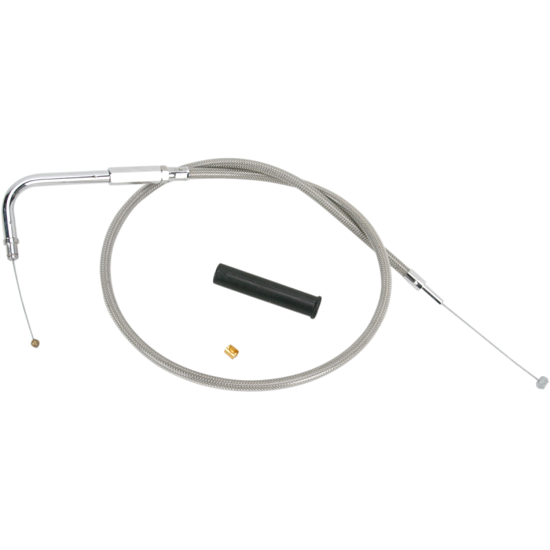 Braided Throttle Cable (Custom Length 26 1/2")