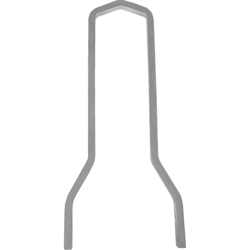 Square Tall Sissy Bar (Chrome)