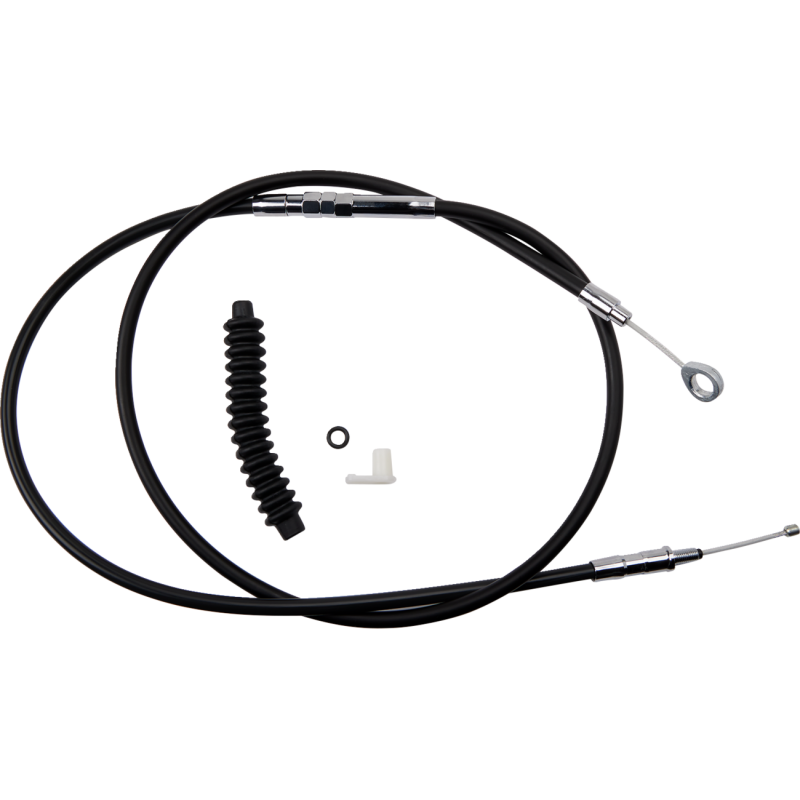 Drag Specialties Black Vinyl High Efficiency Clutch Cable - 0652-1436