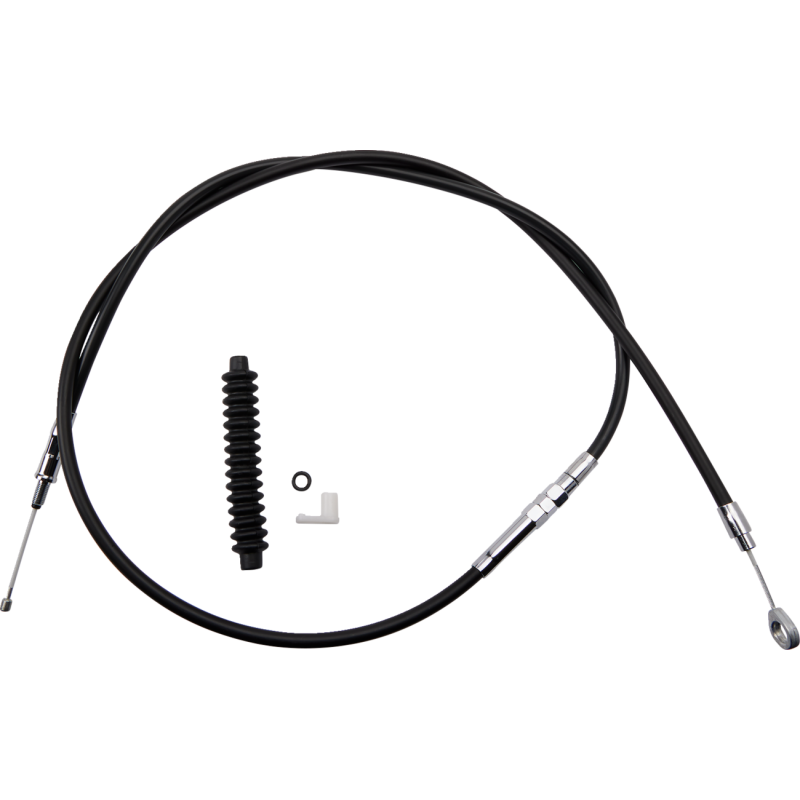 Drag Specialties Black Vinyl High Efficiency Clutch Cable - 0652-1437