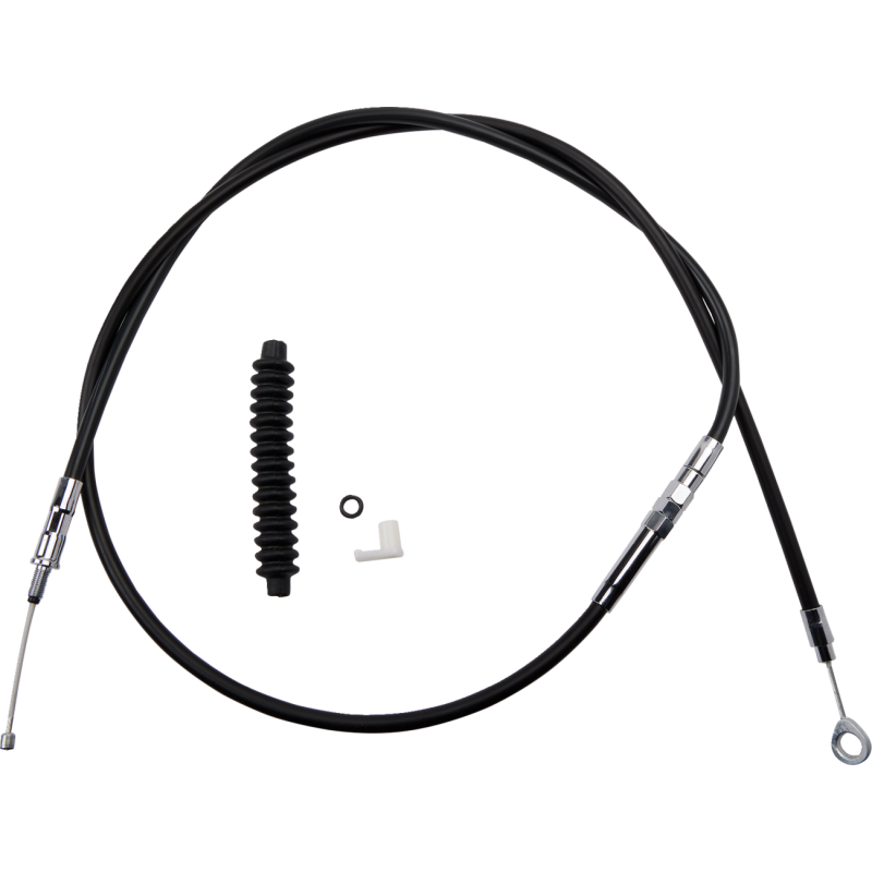 Drag Specialties Black Vinyl High Efficiency Clutch Cable - 0652-1438
