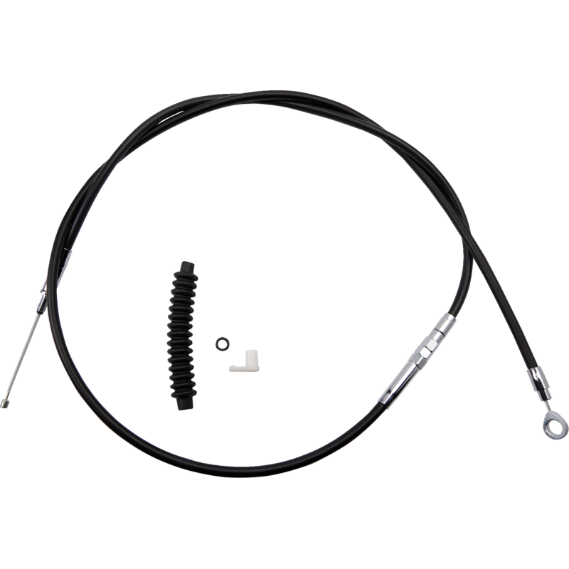Drag Specialties Black Vinyl High Efficiency Clutch Cable - 0652-1439