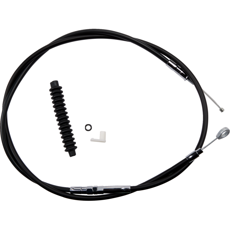 Drag Specialties Black Vinyl High Efficiency Clutch Cable - 0652-1440