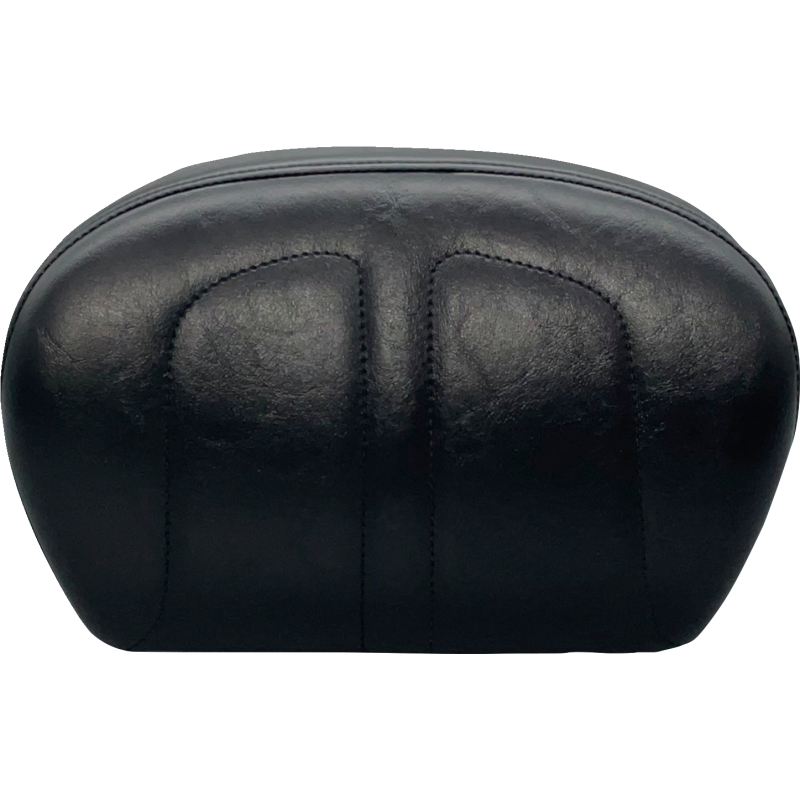 Sissy Bar Pad Maverick Stitch Shiny Black Vinyl