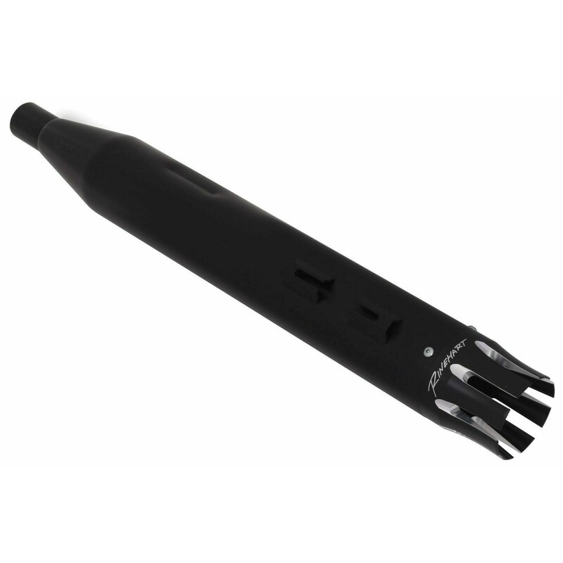 4" Black with Black Castle End Caps