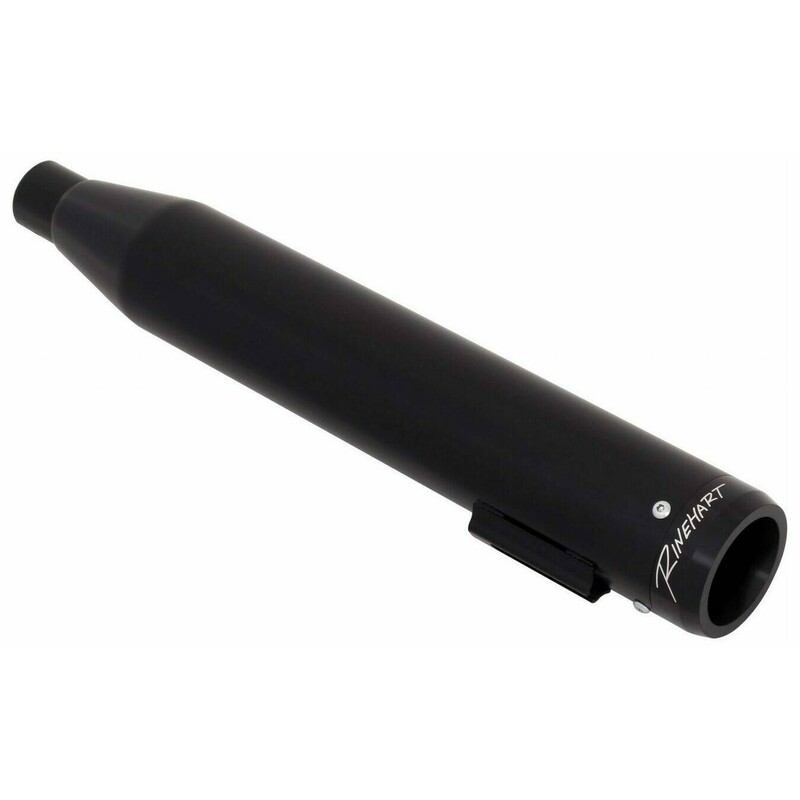 3.5" Slip-On Mufflers, Black with Black End Caps