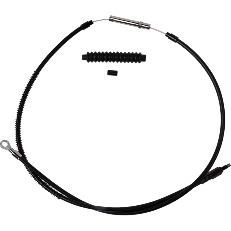 High-Efficiency Black Vinyl Clutch Cable for Softail (63.5" Std)