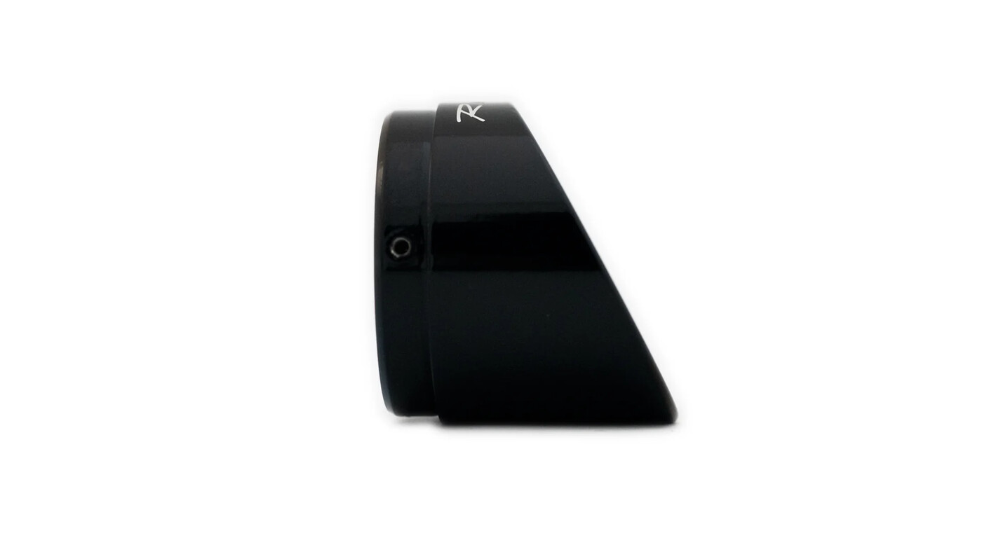 Slash Cut End Cap, Black