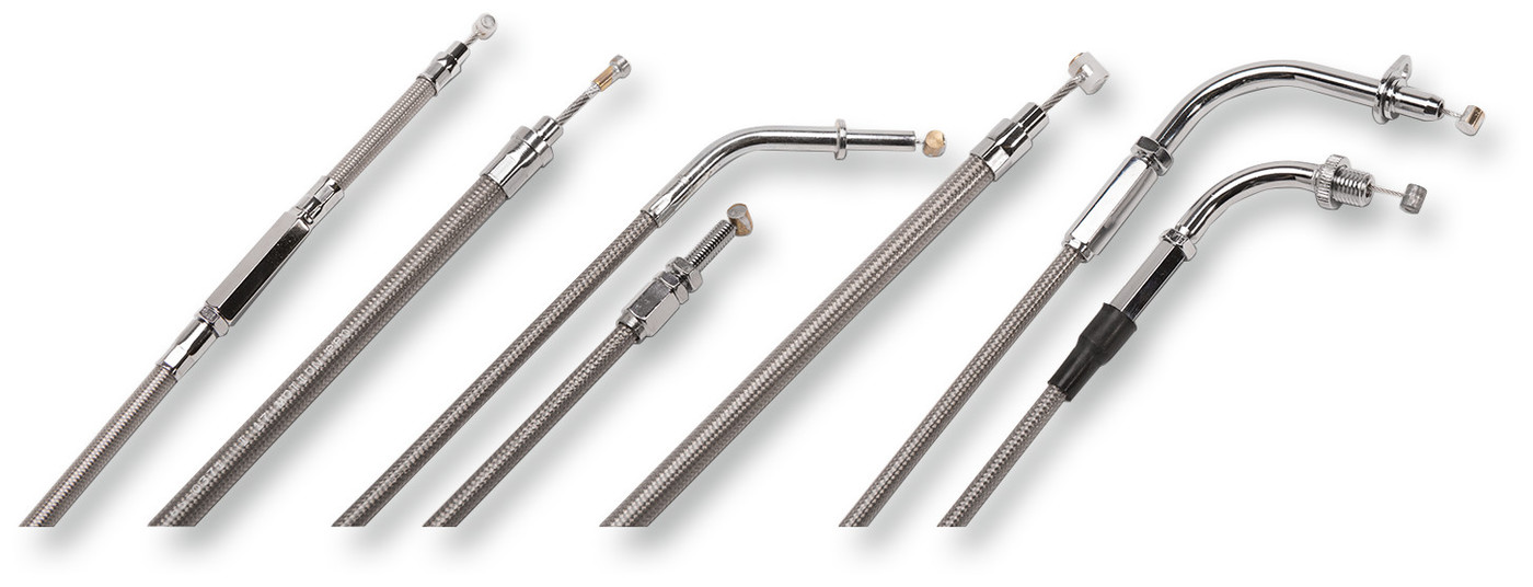 Armor Coat Stainless Throttle Cable for XL (38" +8")