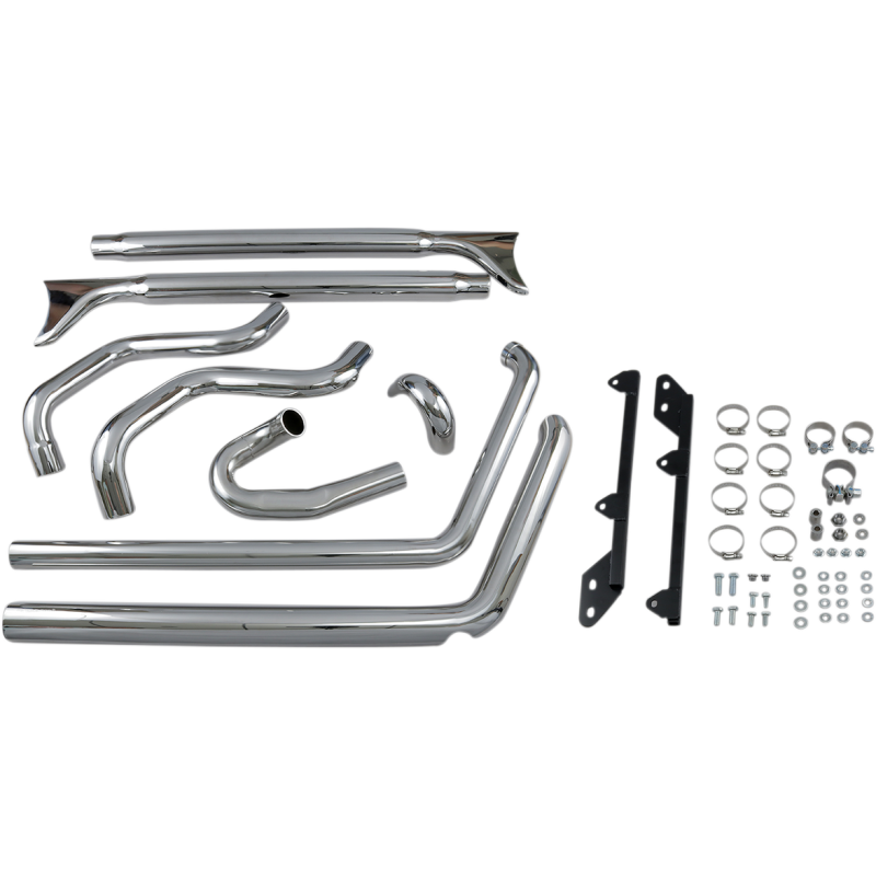 True Duals 33" Fishtail Mufflers (No Baffle)