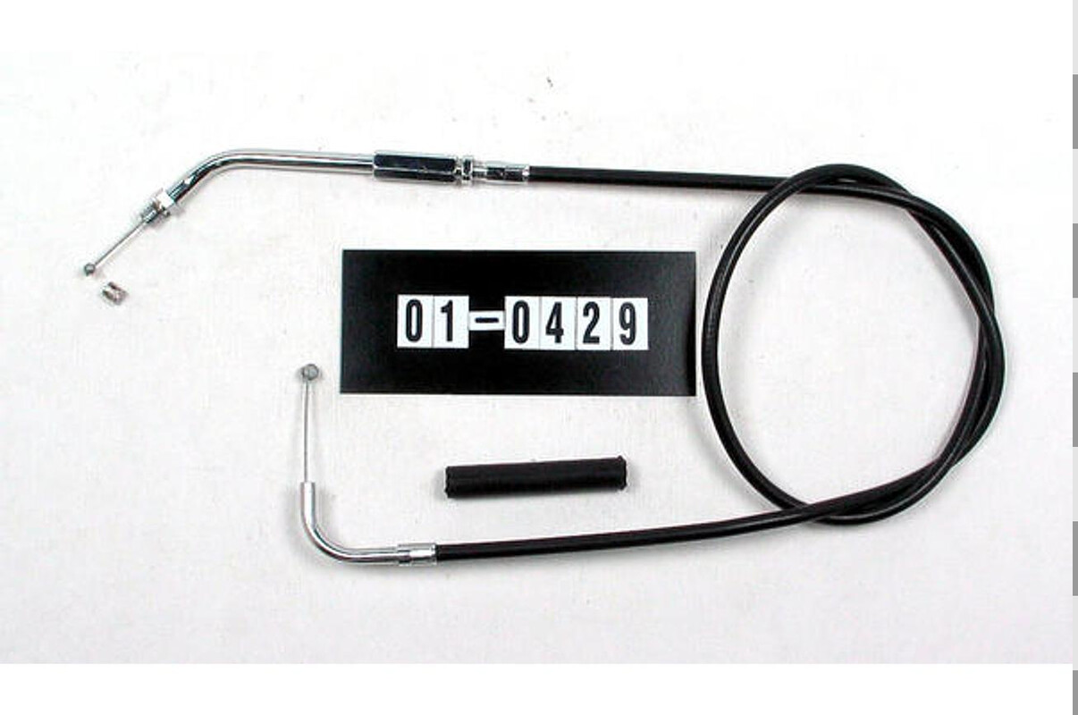 Black Vinyl Throttle Cable 875152