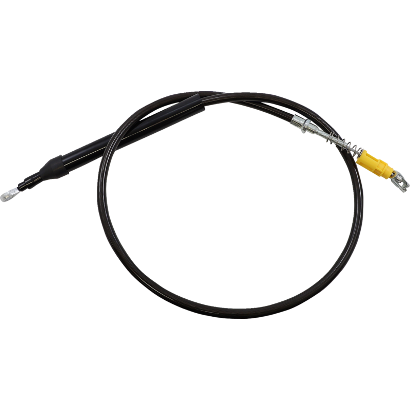 LA Choppers Midnight Braided Clutch Cable for 18-24 Softail w/ ABS (15-17in.)