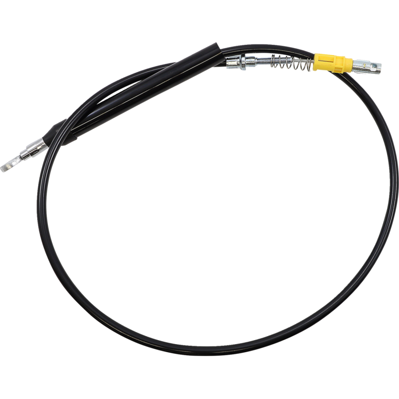 LA Choppers Black Vinyl/Stainless Braided Clutch Cable for 18-24 Softail w/ ABS (18-20in.)