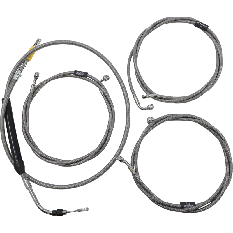 Stainless Standard Cable Kit (15-17in Bars)