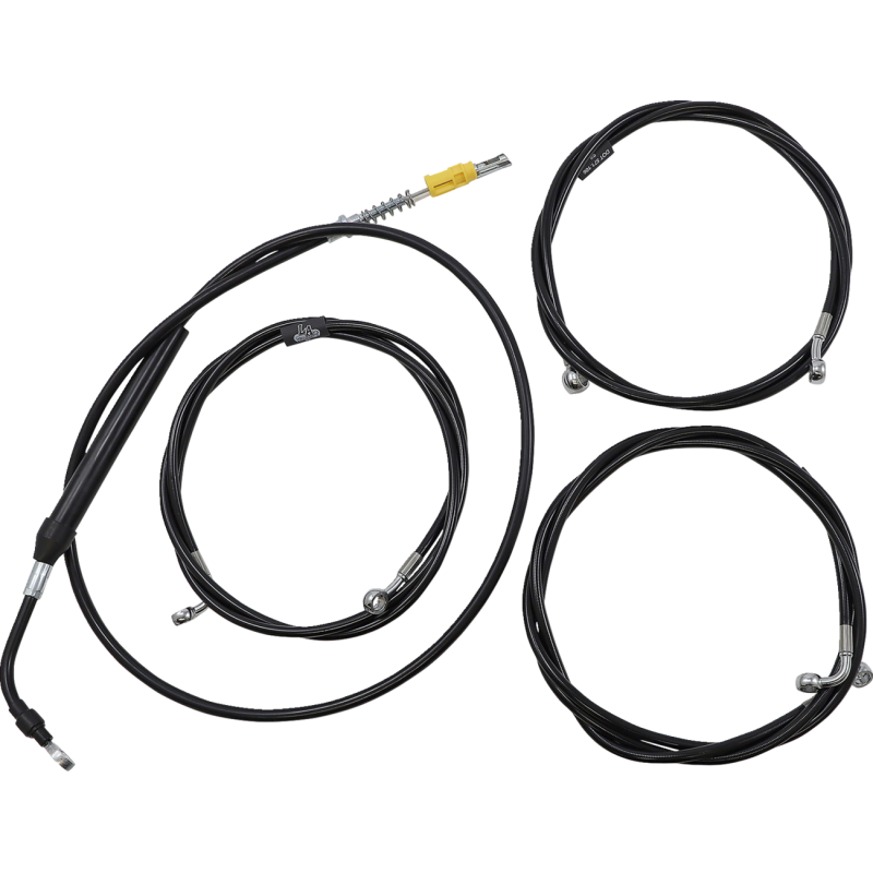 Black Vinyl Standard Cable Kit (18-20in Bars)