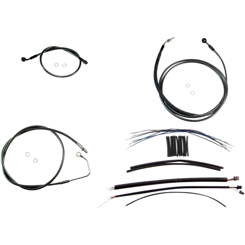 Black Pearl Handlebar Installation Kit (10" Apes)