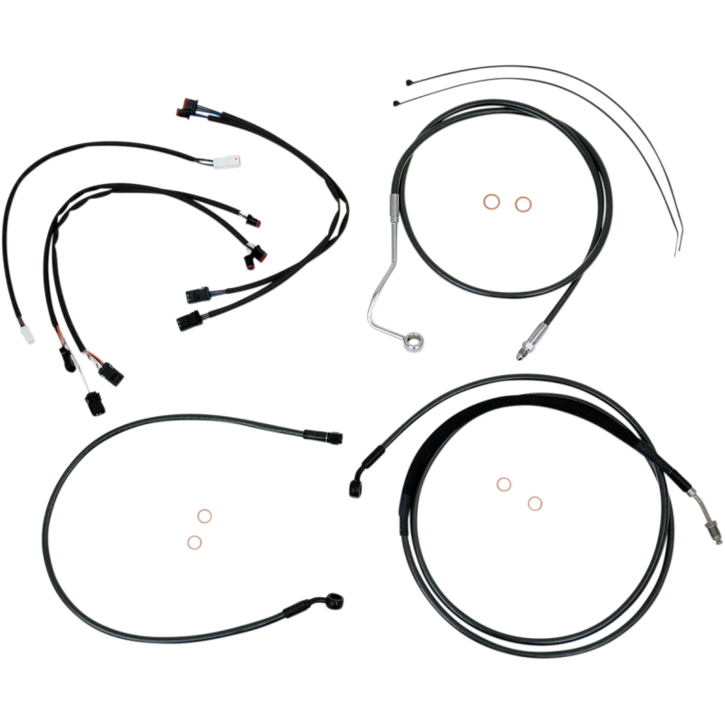 Designer DOT Handlebar Installation Kit - 12-14 in. Apes