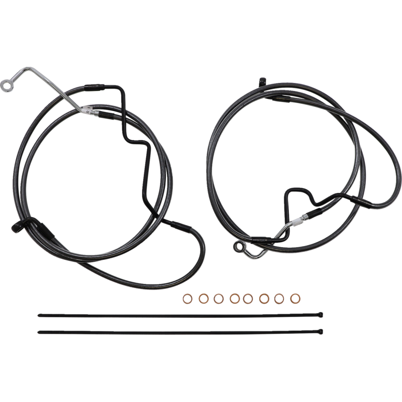 Black Pearl Handlebar Installation Kit (12"-14" Apes)