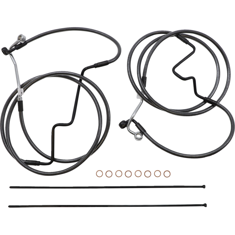 Black Pearl Handlebar Installation Kit (15"-17" Apes)