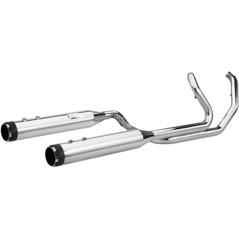 El Dorado True Dual Exhaust - Chrome w/ Tracer End Caps