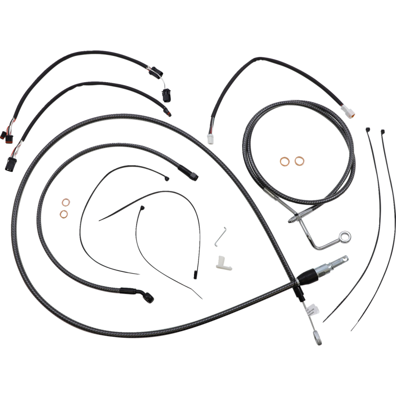 Karbonfibr Designer DOT Handlebar Installation Kit, 15"-17" Apes