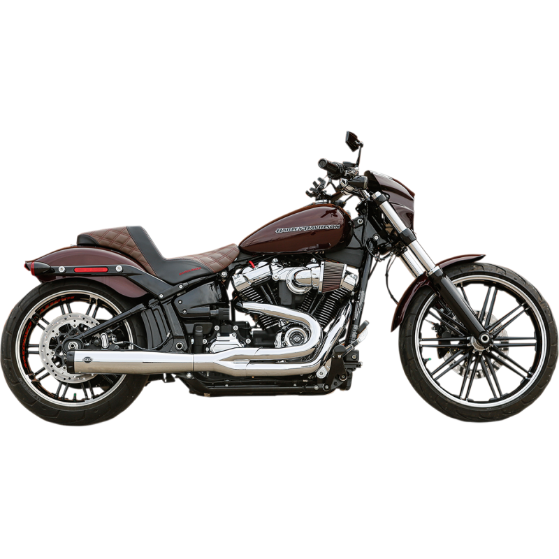 Superstreet 2-Into-1 Exhaust - Chrome w/ Black End Cap