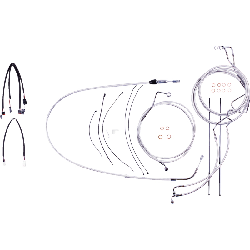 Sterling Chromite Designer DOT Handlebar Kit - 15-17 in. Apes