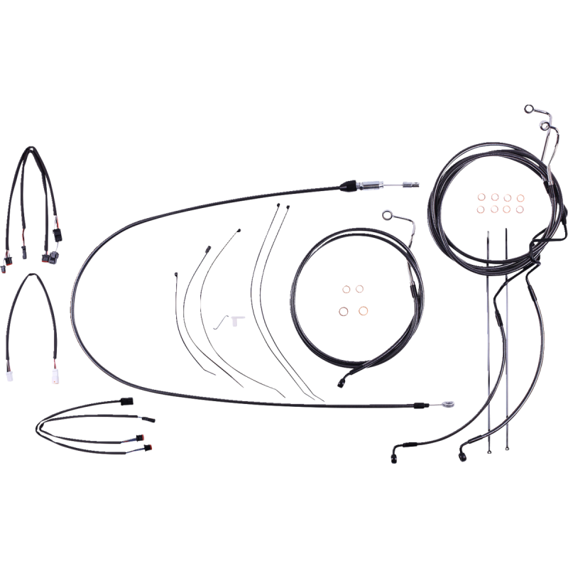 Designer DOT Handlebar Installation Kit - 15-17 in. Apes