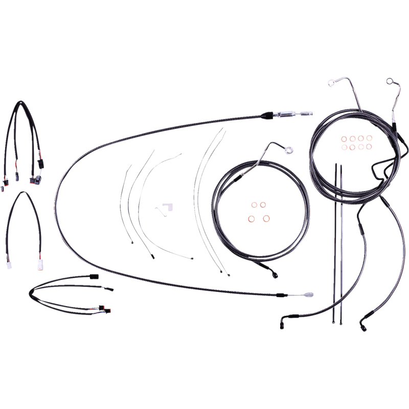 Designer DOT Handlebar Installation Kit - 15-17 in. Apes