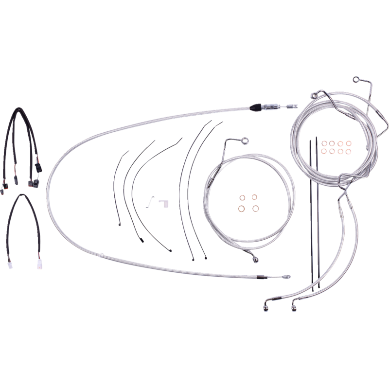 Sterling Chromite Designer DOT Handlebar Kit - 12-14 in. Apes
